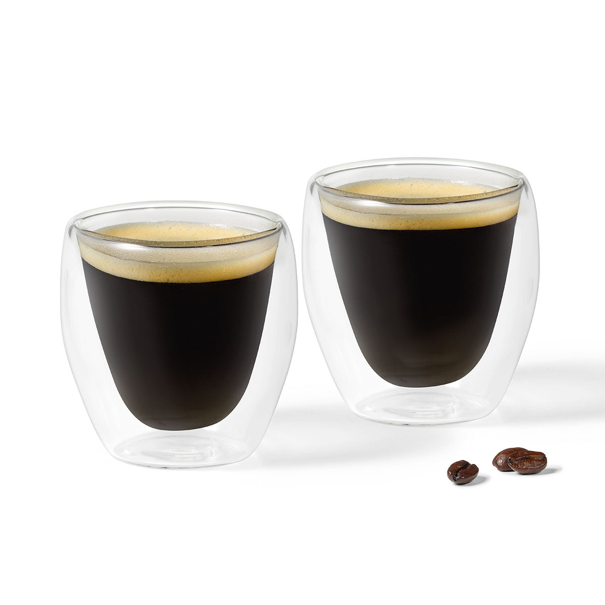 ENS. 2 VERRES ESPRESSO DOUBLE PAROI 80ML RICARDO