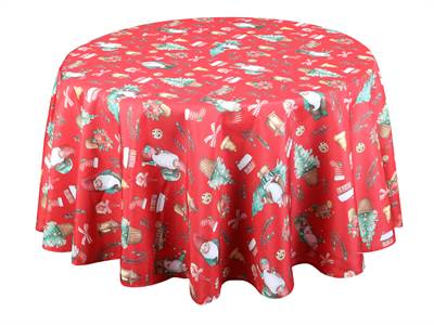 NAPPE 70RD GNOMES ROUGE