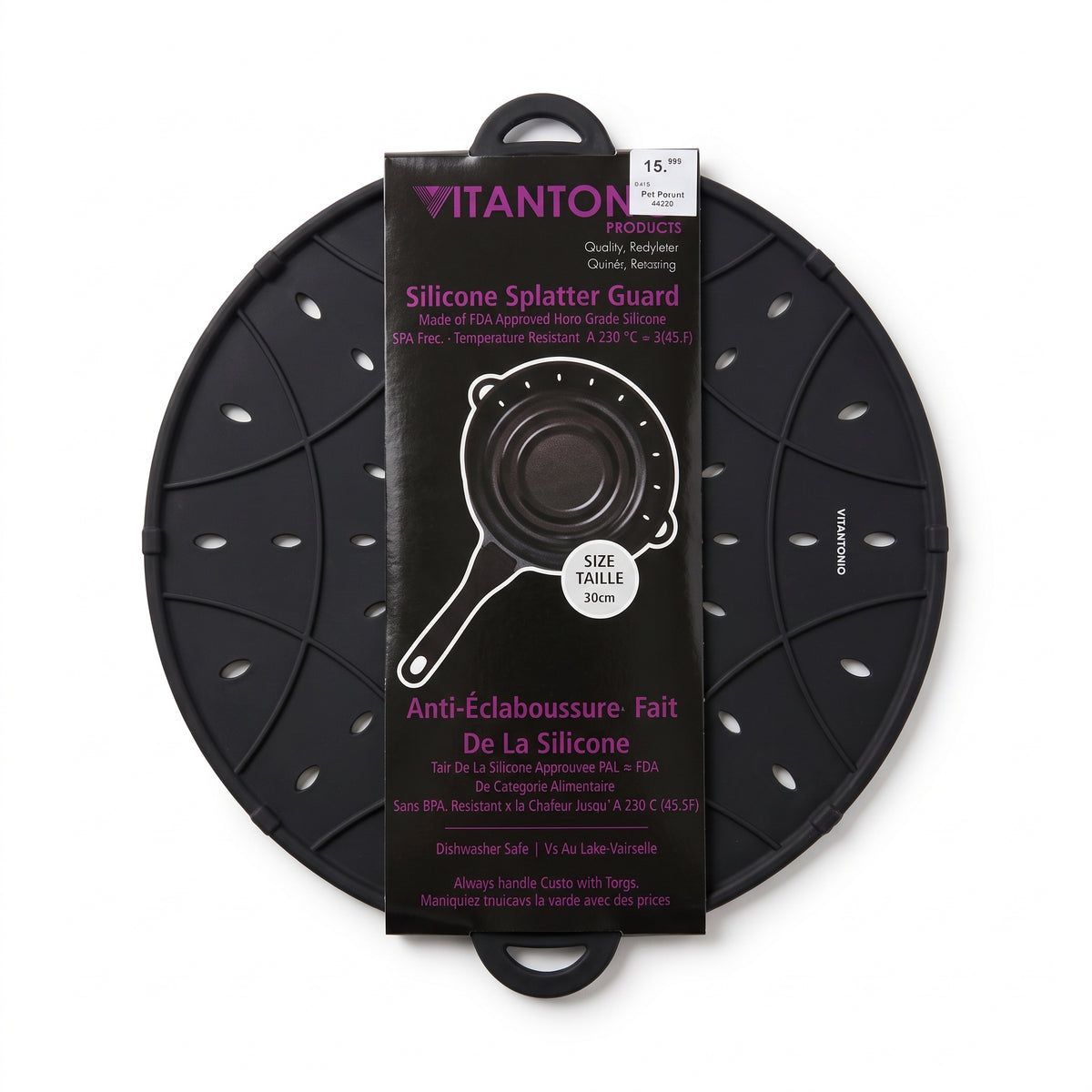ANTI-ÉCLABOUSSURE SILICONE 30CM