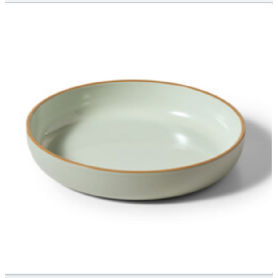 ASSIETTE PROFONDE VERTE DE 21CM EN RPET RICARDO