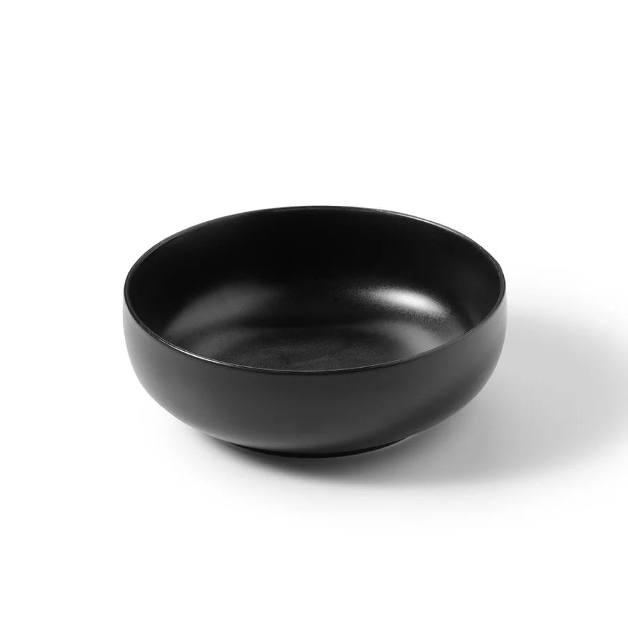 BOL CÉRÉALES 16 CM GRÈS NOIR RICARDO