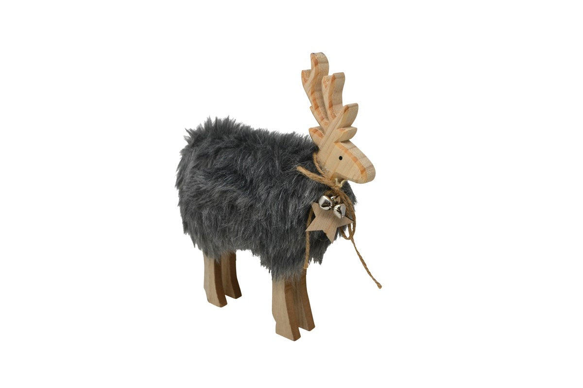 CERF POILU GRIS