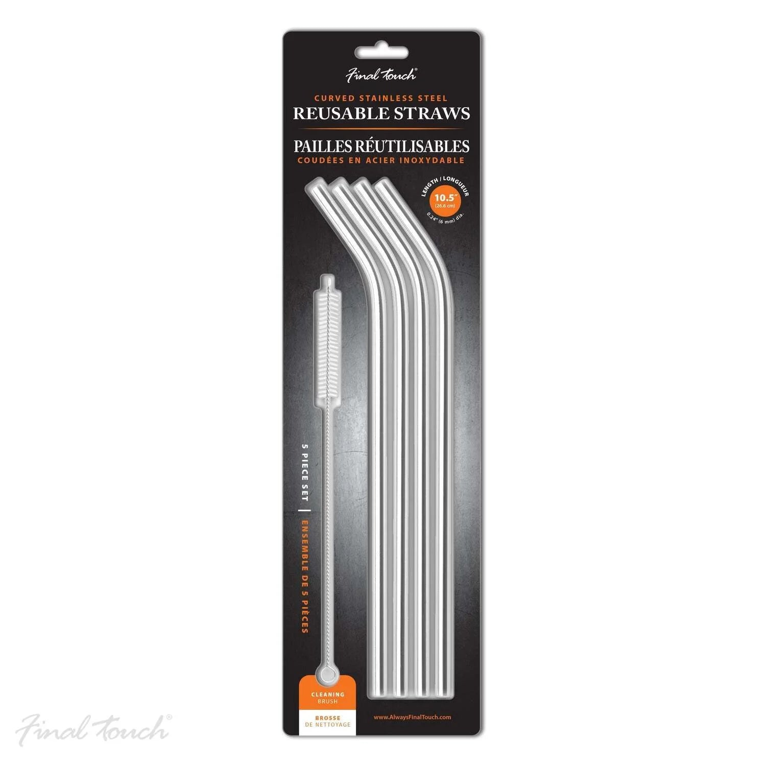 ENS. 4 PAILLES INOX