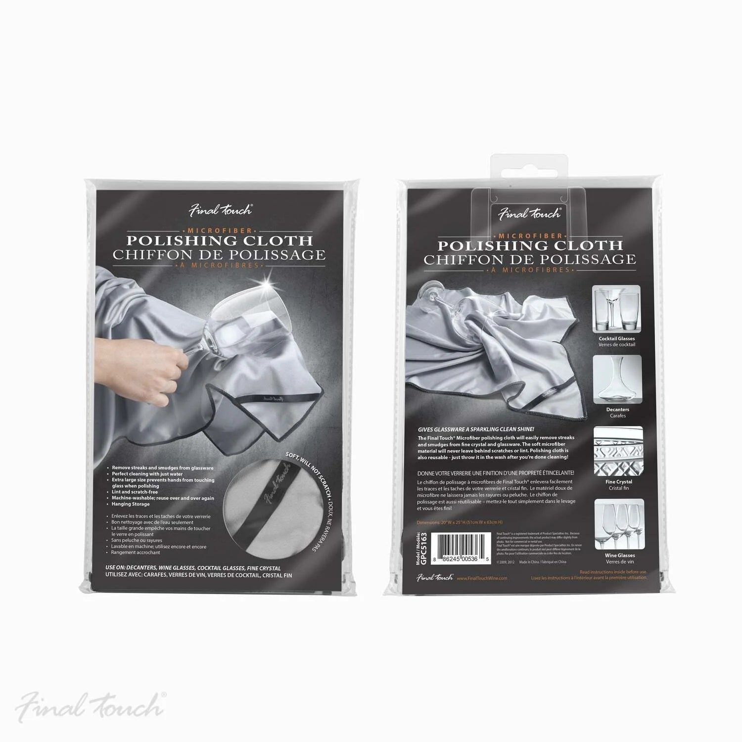 LINGE POUR VERRE A VIN 51 X 63 CM