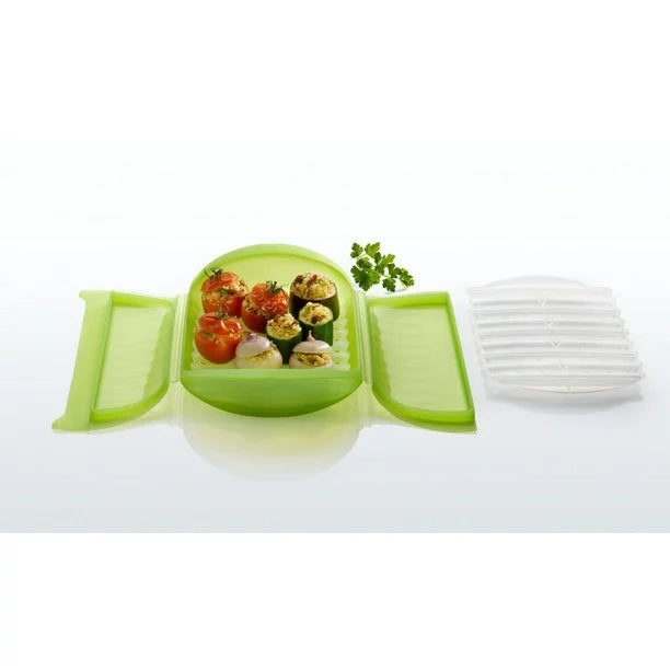 Cuillère de cuisine silicone verte Lékué