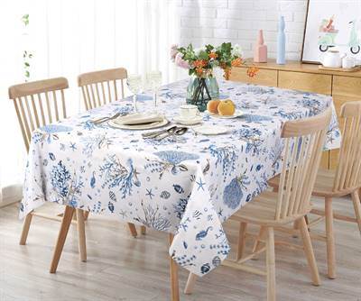 NAPPE 70 RONDE OCEAN BLEU