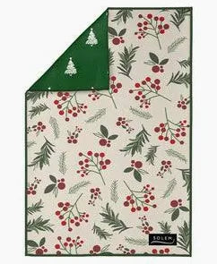 LINGE VAISSELLE MICROFIBRE SOUS LES SAPINS NOEL