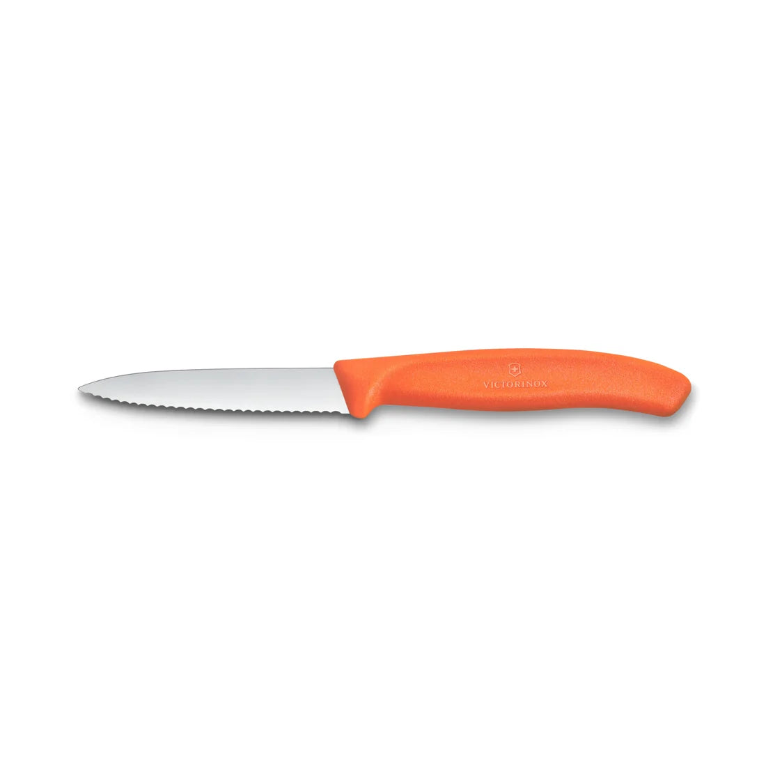 COUTEAU 3'' VICTORINOX DENTELÉ ORANGE