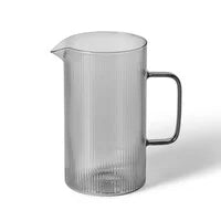 PICHET EN VERRE NOIR 1L RICARDO