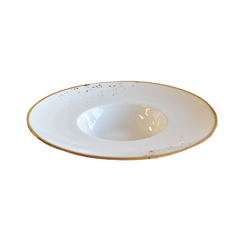 ASSIETTE A RISOTTO TERRA BLANC 10 PO