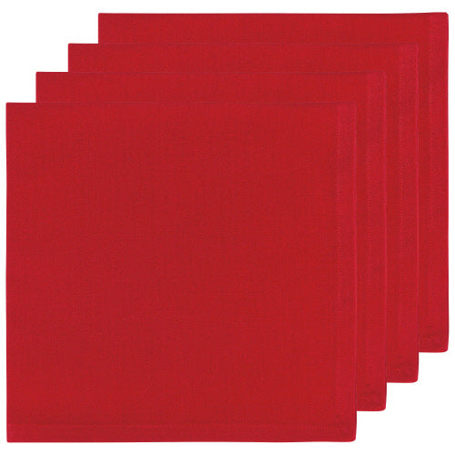 PQT 4 SERVIETTES SPECTRUM ROUGE CHILI