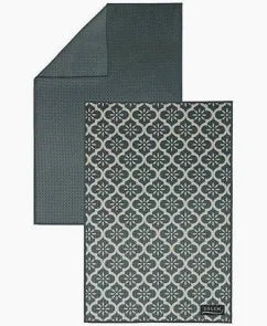 2 ESSUIE-MAINS MICROFIBRE MOSAIQUE URBAINE