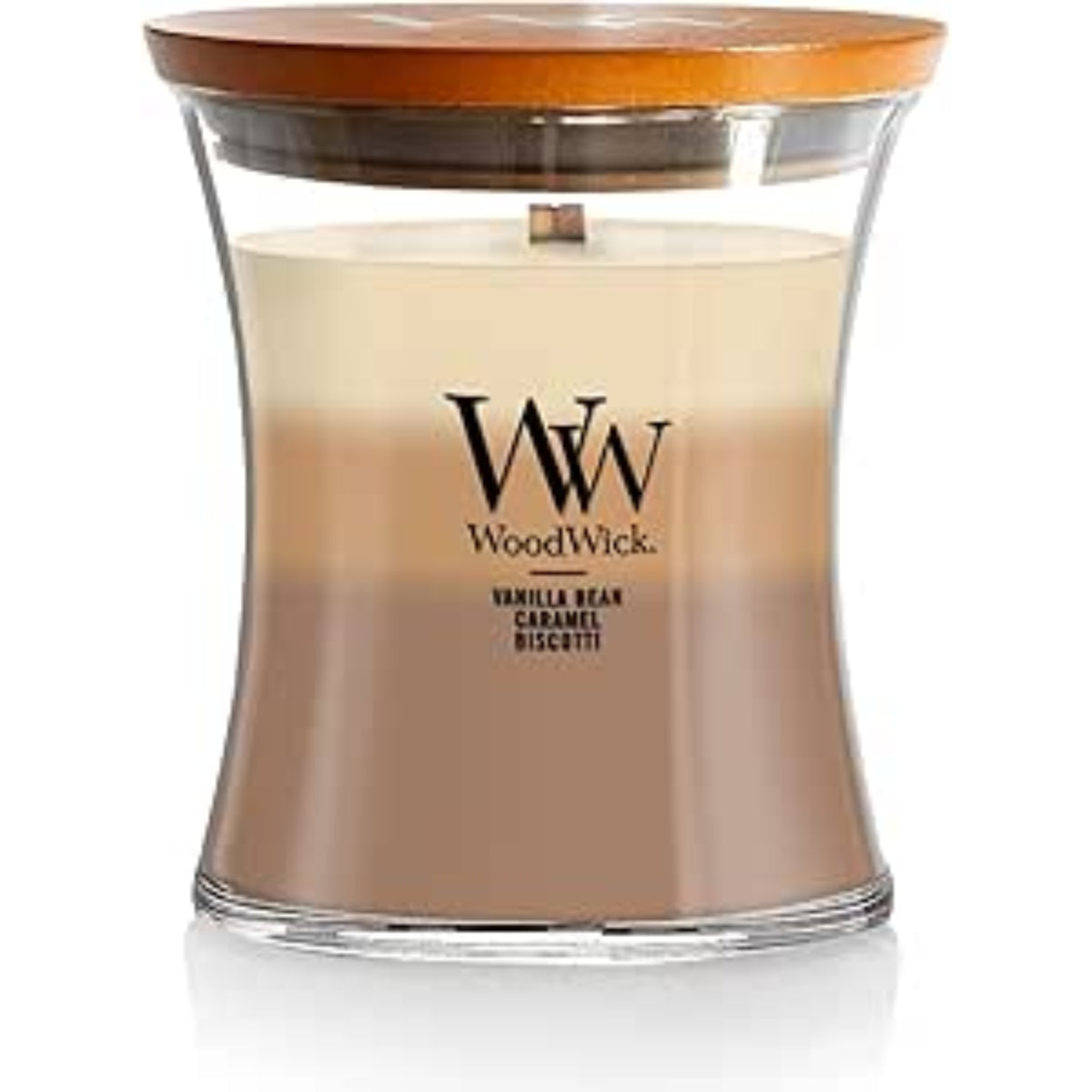 CHANDELLE 4.5'' TRILOGIE CAFÉ DOUX VANILLE WOODWICK
