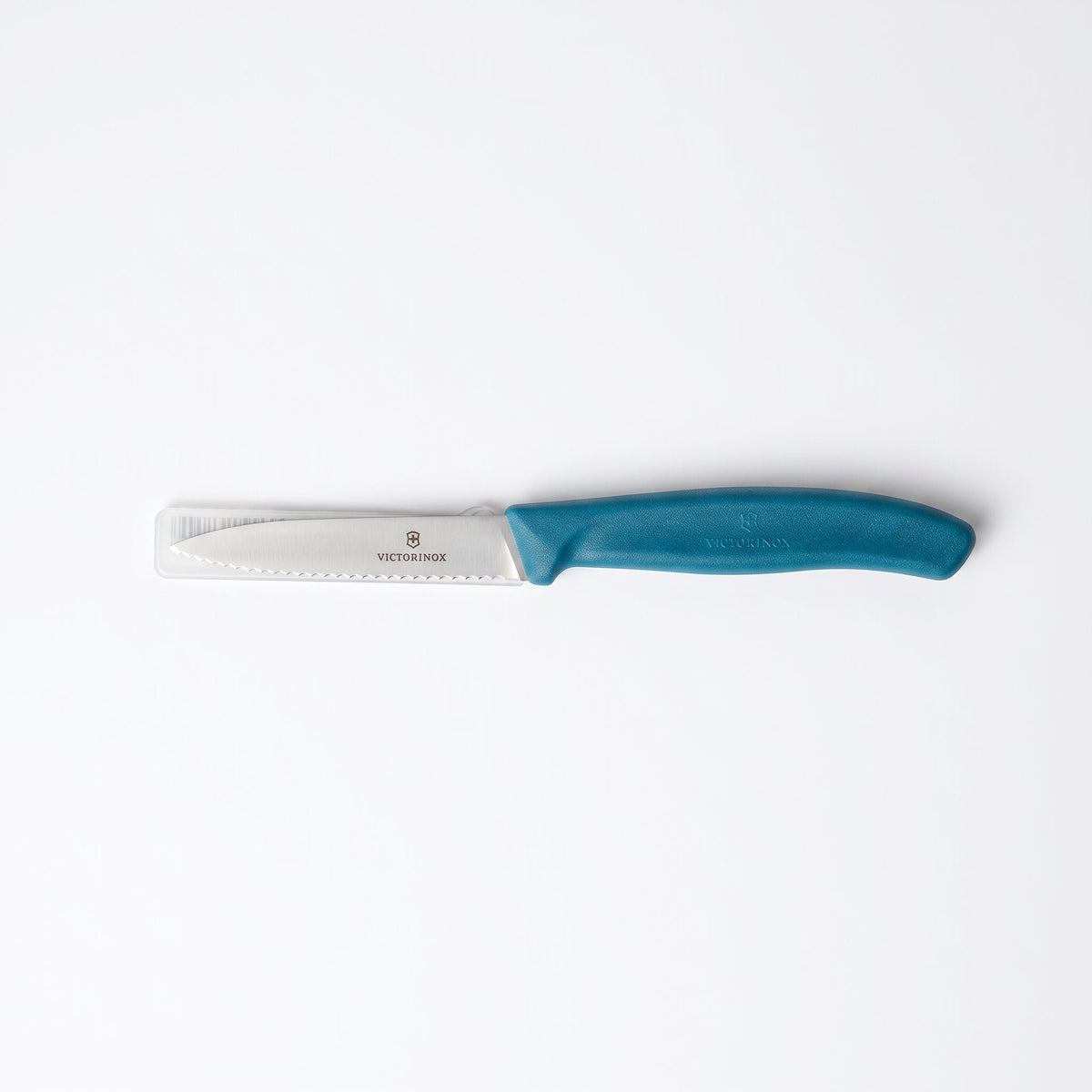 COUTEAU 3'' VICTORINOX DENTELÉ TURQUOISE