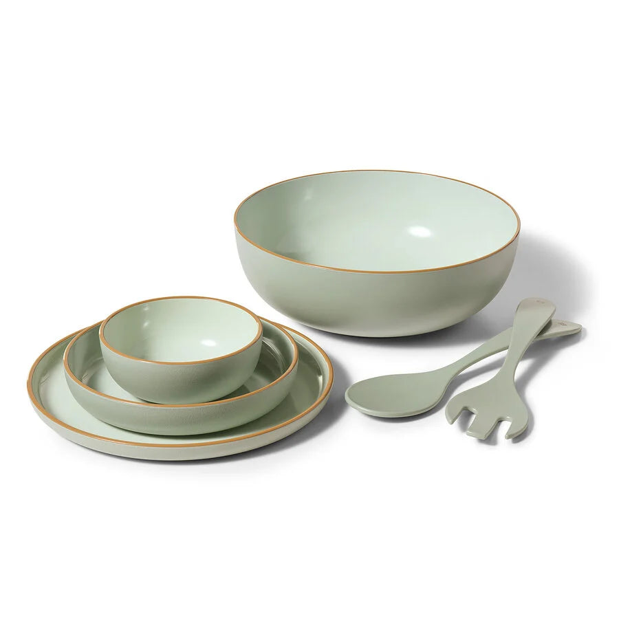 GRANDE ASSIETTE VERTE DE 27.5 CM EN RPET RICARDO