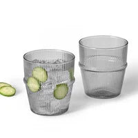 ENSEMBLE 2 VERRES EMPILABLES NOIRS RICARDO