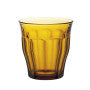 BTE 6 VERRES PICARDI COULEUR AMBRE