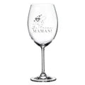 VERRE À VIN AVEC PIED ''JE T'AIME MAMAN''