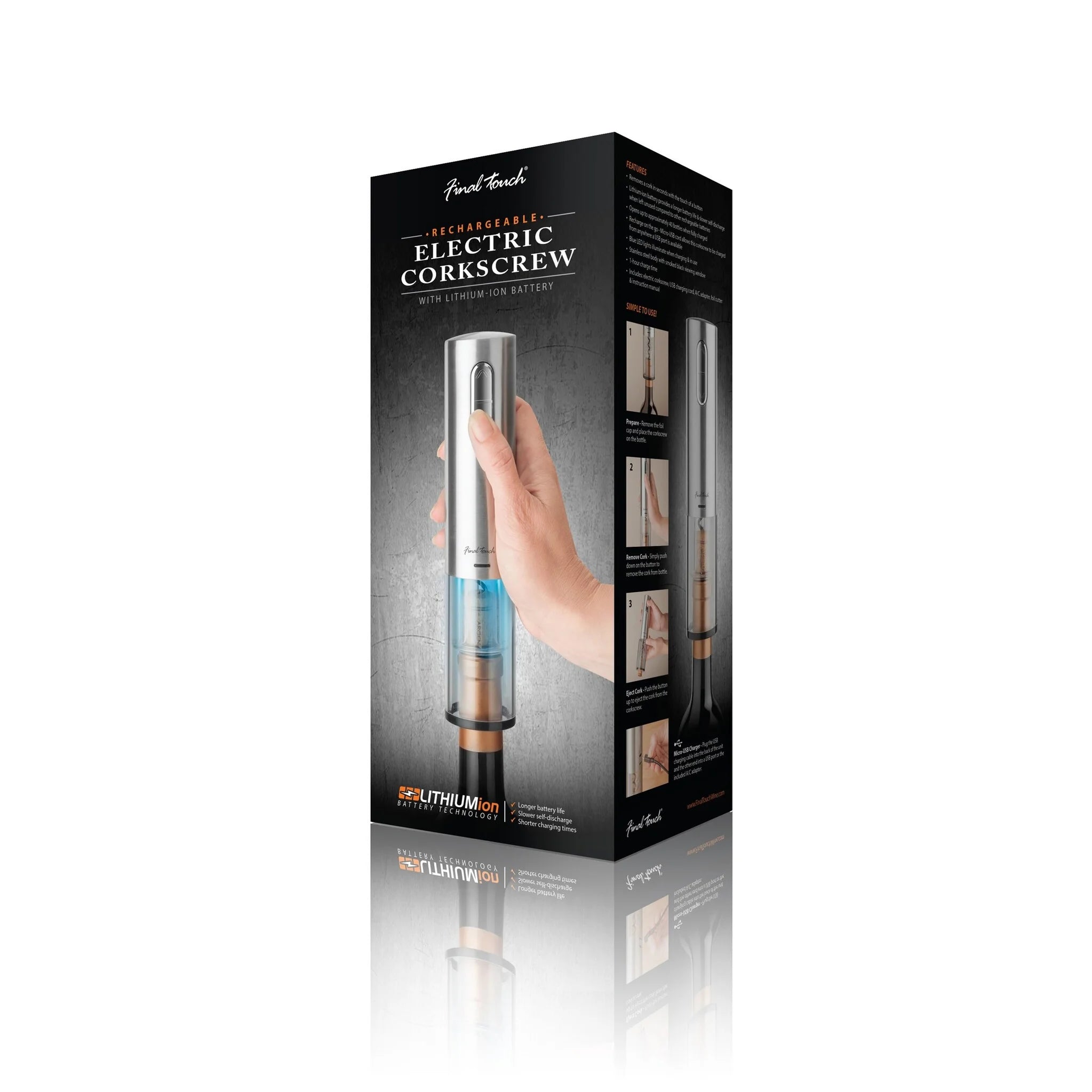 OUVRE-BOUTEILLE RECHARGEABLE