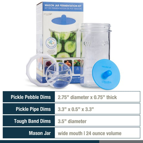 ENS. 4 PCES FERMENTATION  POT UNIQUE