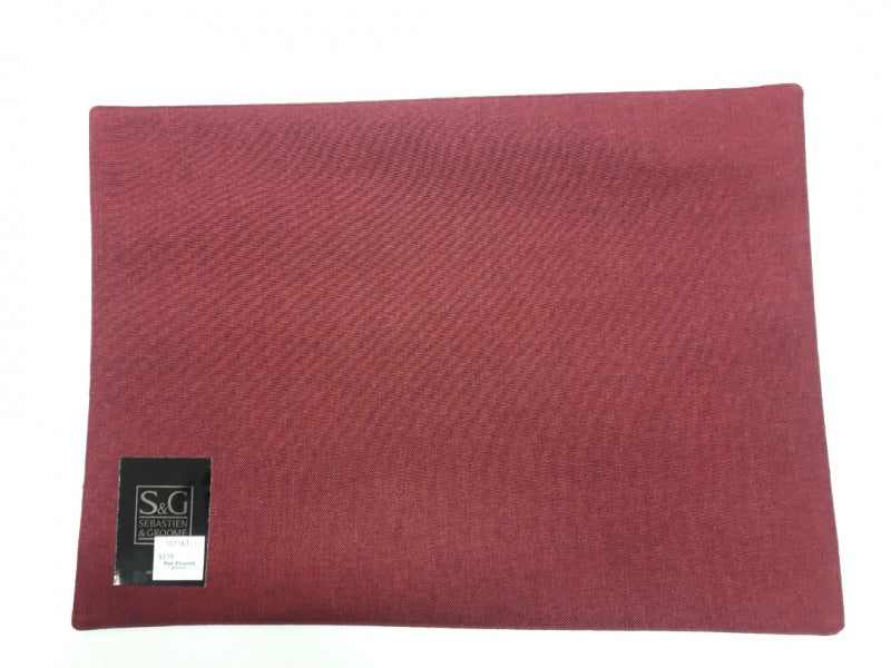 NAPPERON LINEN SLUB ROUGE