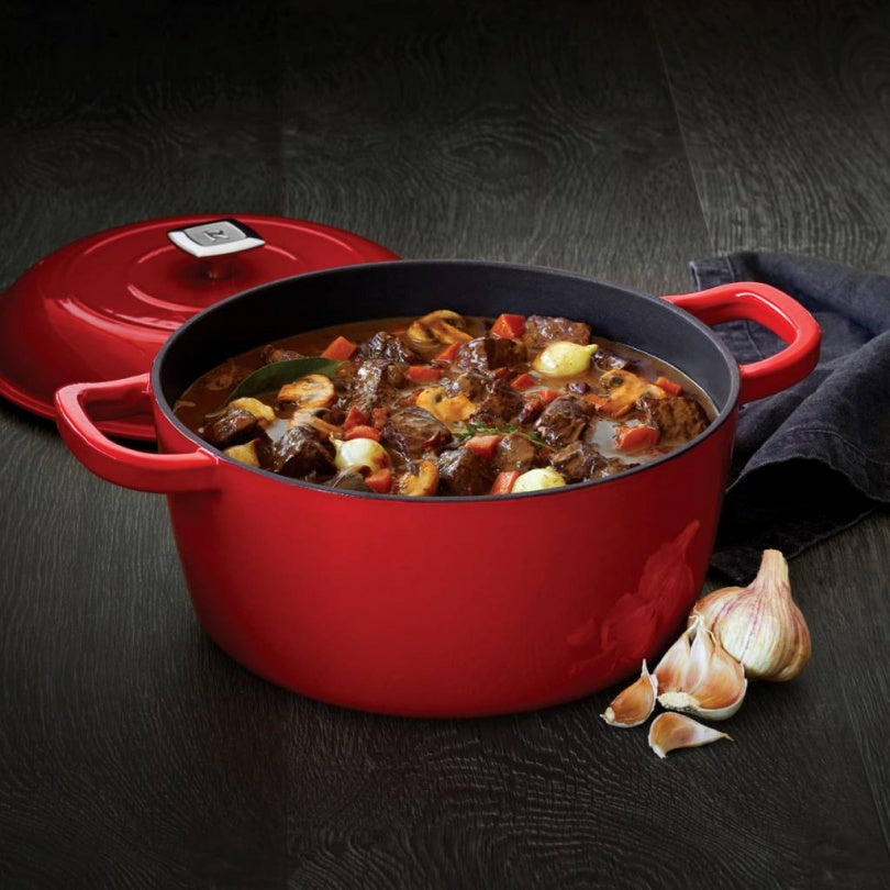 COCOTTE ROUGE FONTE ÉMAILLÉE 5QT. RICARDO