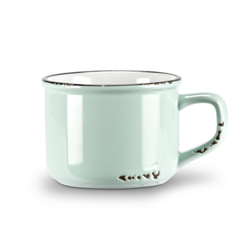 TASSE ENAMEL CAP. 8 OZ TURQUOISE