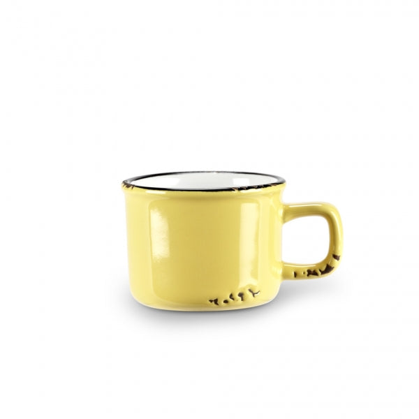 TASSE ESPRESSO ENAMEL JAUNE