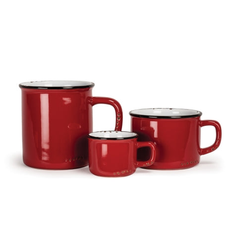 TASSE ENAMEL 14 OZ ROUGE