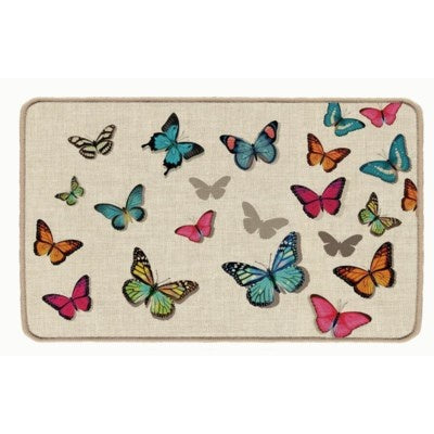 TAPIS 1.5 X 2.5 PAPILLONS MULTICOLORES