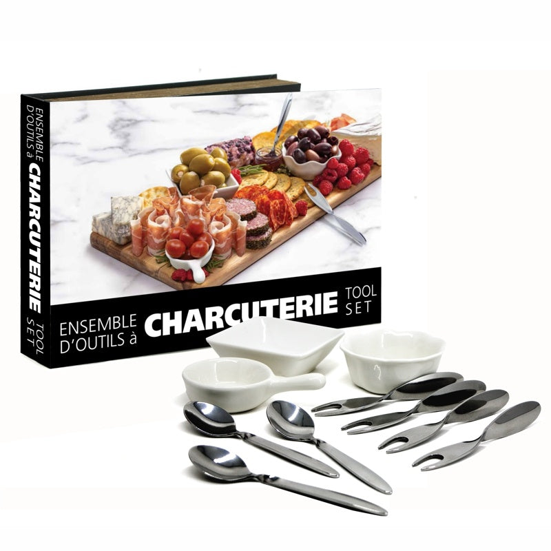 ENS. D'OUTILS À CHARCUTERIE 10 PIÈCES