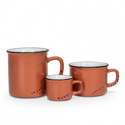 TASSE ENAMEL 14OZ TERRACOTTA