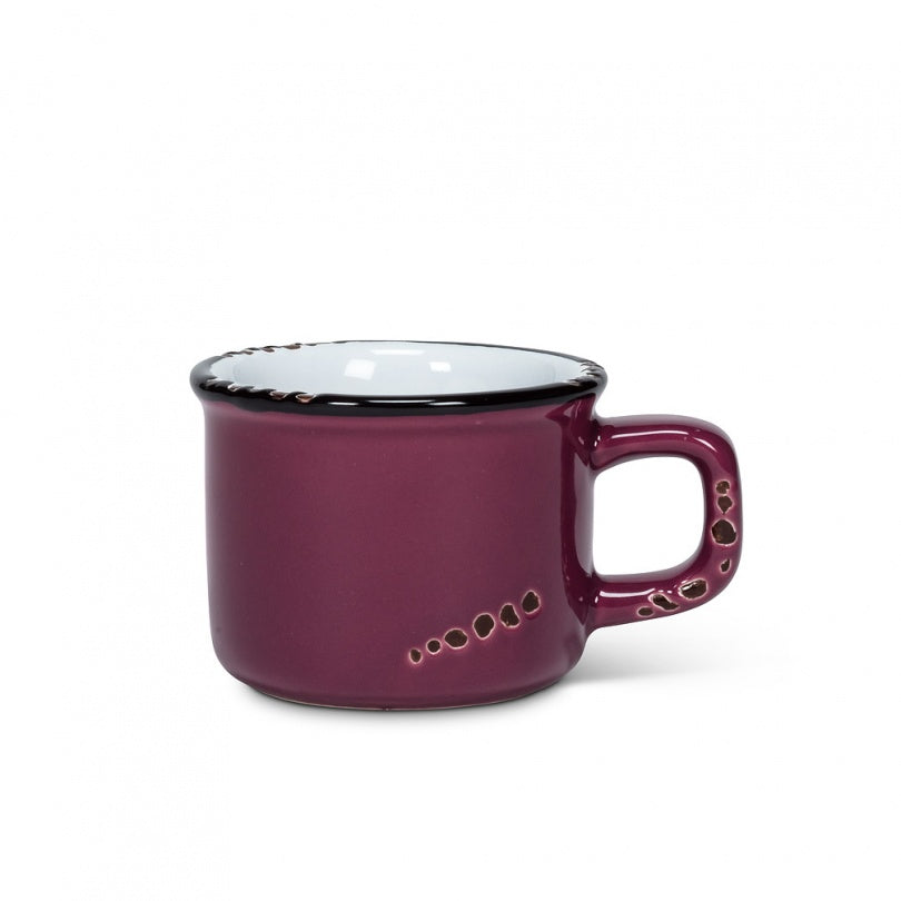 TASSE  ESPRESSO  ENAMEL PRUNE