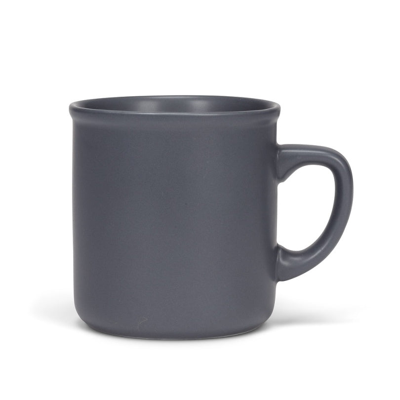 TASSE MATTE GRISE 12oz - 3.5"