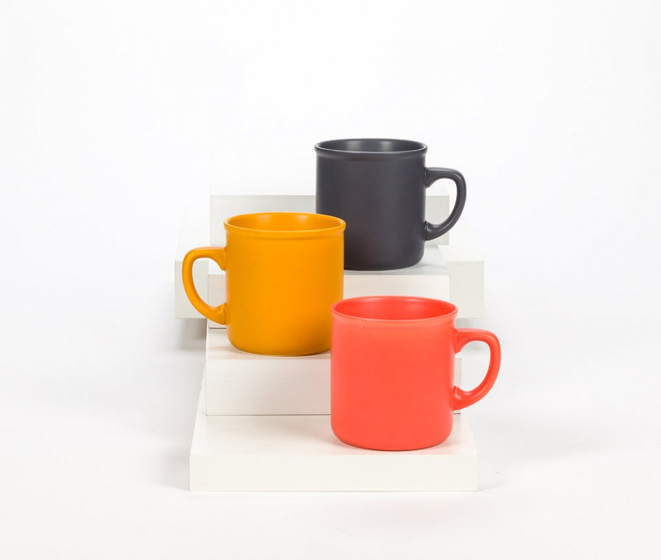 TASSE MATTE CORAIL 12oz - 3.5"H