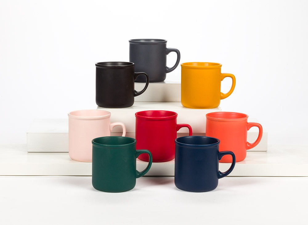 TASSE MATTE CORAIL 12oz - 3.5"H