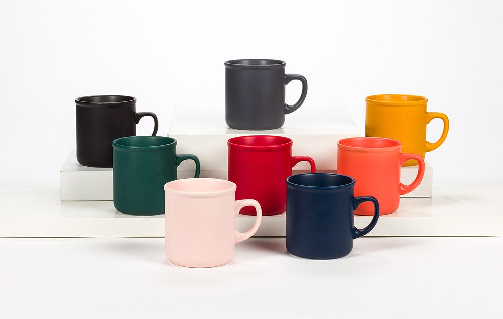 TASSE MATTE CORAIL 12oz - 3.5"H