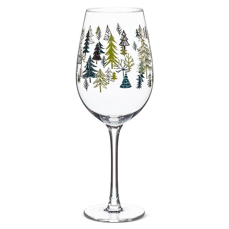 VERRE A VIN ARBRES MODERNES 14OZ