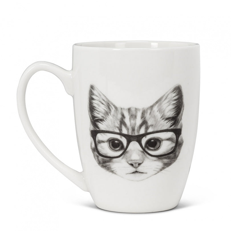 TASSE CHAT A LUNETTE 12OZ