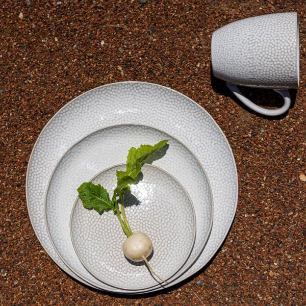 ASSIETTE À CANAPE 15CM BLANC