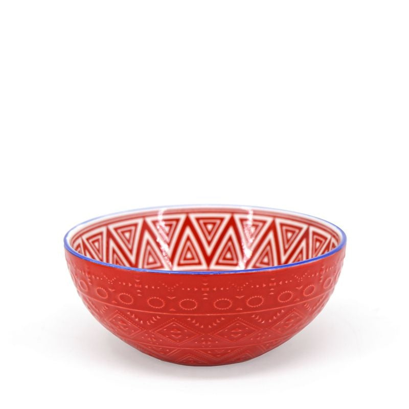 BOL BOHEMIA 15CM ROUGE