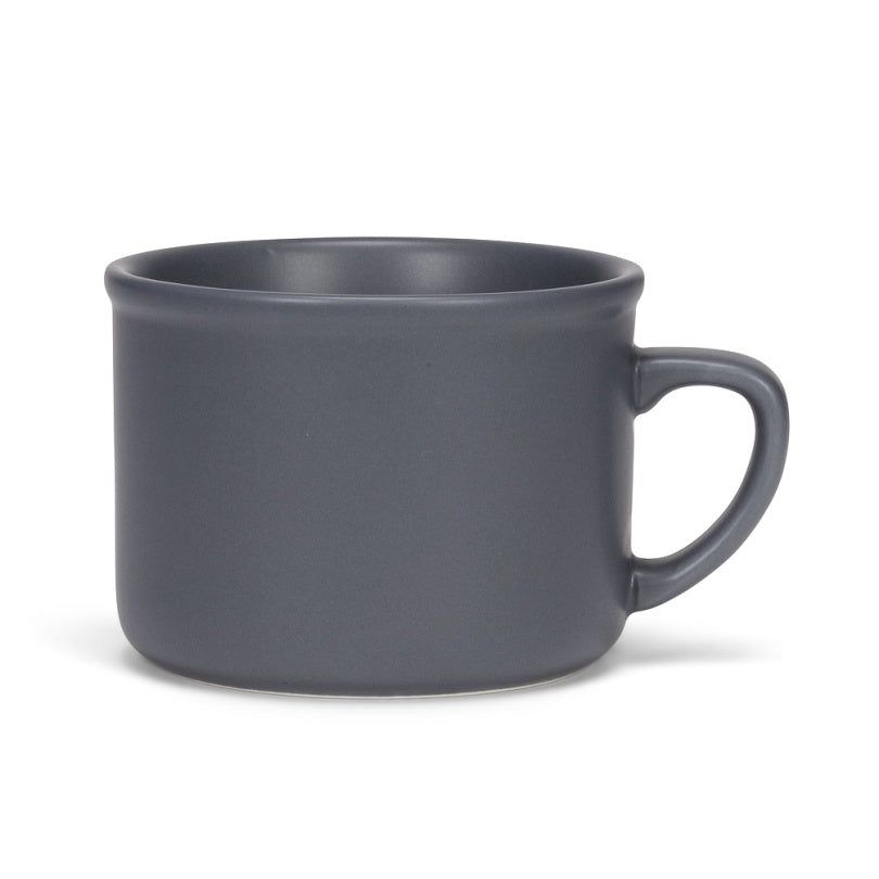 TASSE MATTE CAP GRISE 8oz - 2.5"H