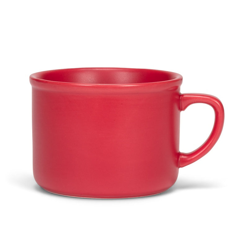 TASSE MATTE CAP ROUGE 8oz - 2.5"H