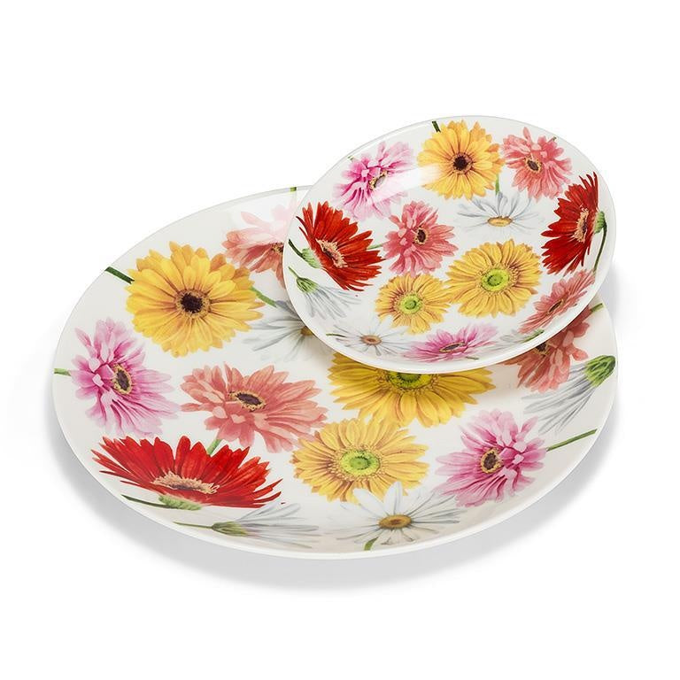 ASSIETTE GERBERAS 5''