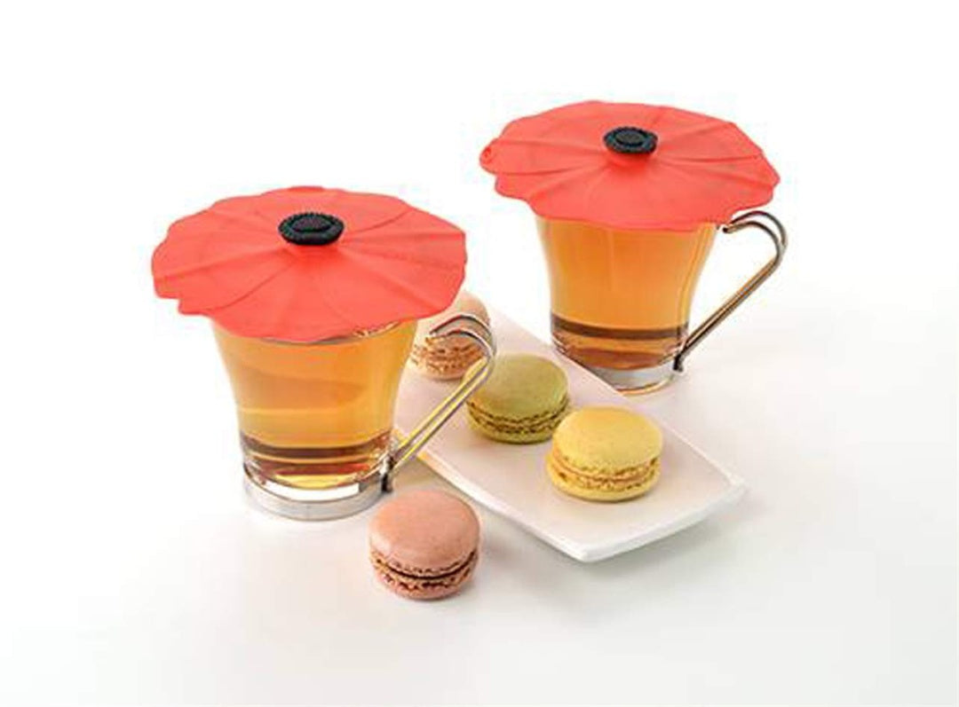 ENS. 2 COUVERCLES POPPY SILICONE