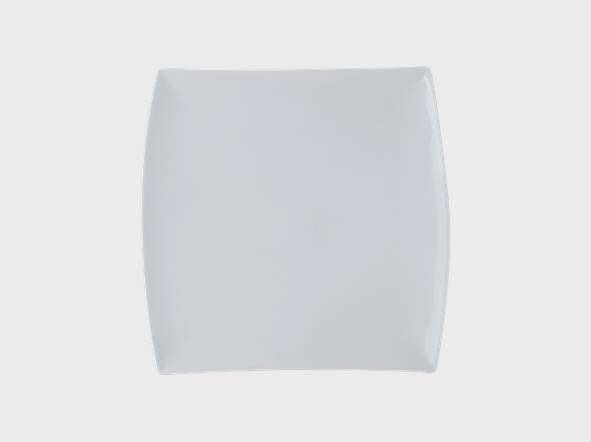 ASSIETTE CARRÉ 13CM "WHITE BASICS"