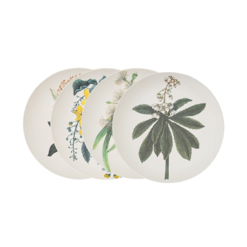 ENS. 4 ASSIETTES MELAMINE 20CM