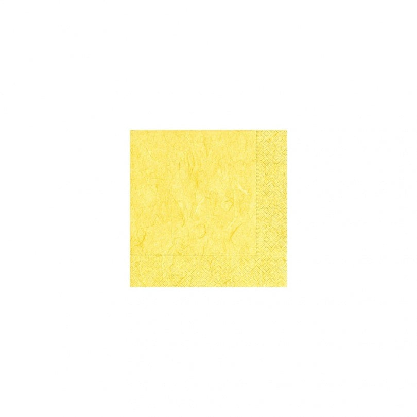 PQT 20 SERVIETTES JAUNE SOLEIL