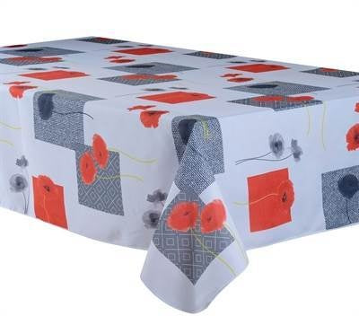 NAPPE 58X78 POPPY BLANC