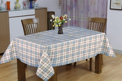 NAPPE 60X84  VINYLE TARTAN BEIGE